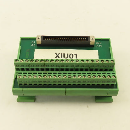 Phoenix Contact XIU01 40 Pin Serial Port Interface Module Terminal Block