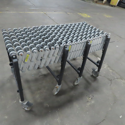 Flexible Adjustable Skatewheel Gravity Conveyor 18" Bf x 12' Long x 29" High