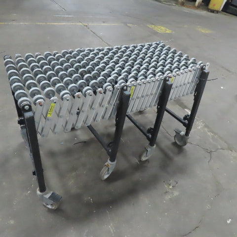 Flexible Adjustable Skatewheel Gravity Conveyor 18" Bf x 12' Long x 29" High