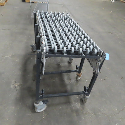 Flexible Adjustable Skatewheel Gravity Conveyor 18" Bf x 12' Long x 29" High