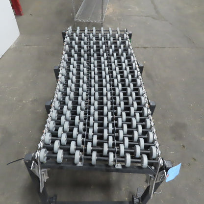 Flexible Adjustable Skatewheel Gravity Conveyor 18" Bf x 12' Long x 29" High