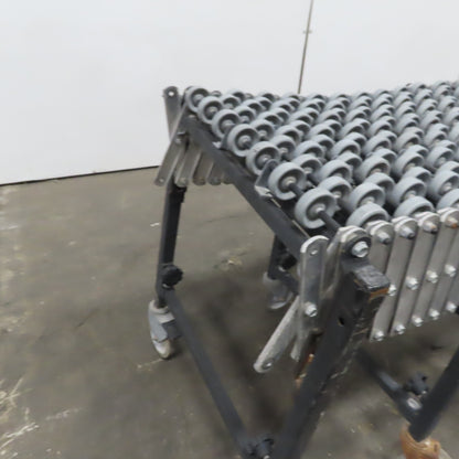 Flexible Adjustable Skatewheel Gravity Conveyor 18" Bf x 12' Long x 29" High