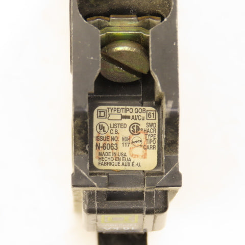 Square D Type QOB 20A Single Pole Circuit Breakers Lot Of 17