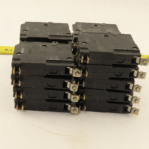 Square D Type QOB 20A Single Pole Circuit Breakers Lot Of 17