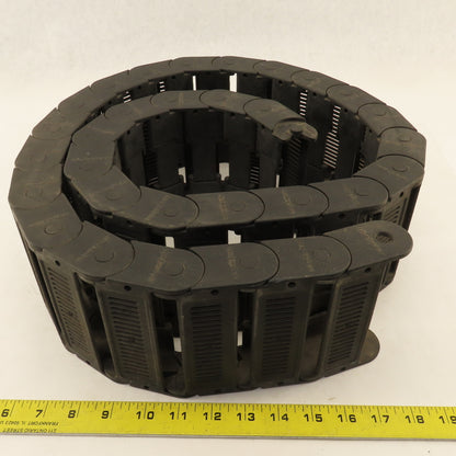 EKD Gelenkrohr 4" x 1" Feed Thru Cable Carrier Energy Chain 5' Section