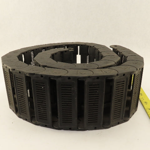 EKD Gelenkrohr 4" x 1" Feed Thru Cable Carrier Energy Chain 5' Section