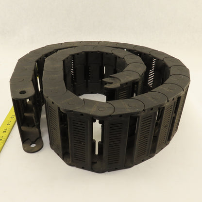 EKD Gelenkrohr 4" x 1" Feed Thru Cable Carrier Energy Chain 5' Section