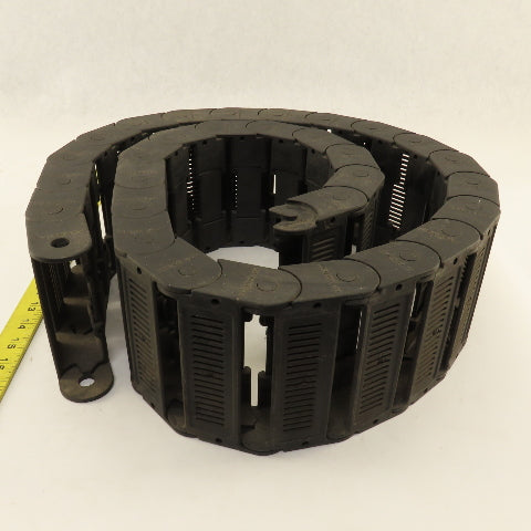 EKD Gelenkrohr 4" x 1" Feed Thru Cable Carrier Energy Chain 5' Section
