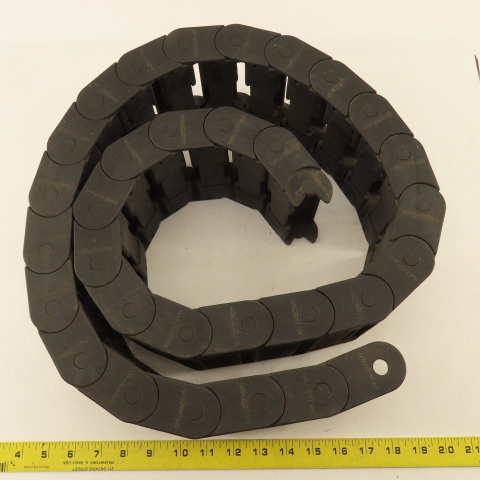 EKD Gelenkrohr 4" x 1" Feed Thru Cable Carrier Energy Chain 5' Section