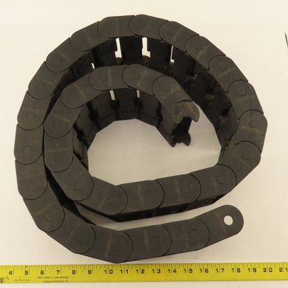 EKD Gelenkrohr 4" x 1" Feed Thru Cable Carrier Energy Chain 5' Section