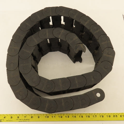 EKD Gelenkrohr 4" x 1" Feed Thru Cable Carrier Energy Chain 5' Section