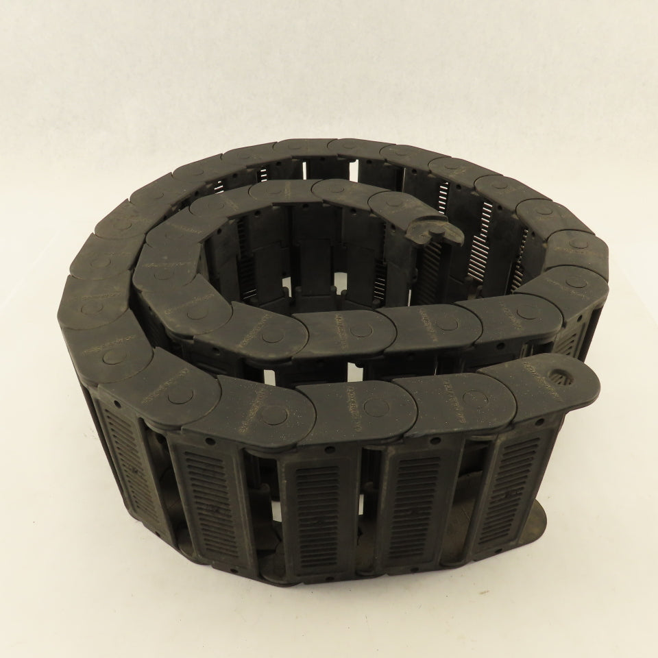 EKD Gelenkrohr 4" x 1" Feed Thru Cable Carrier Energy Chain 5' Section
