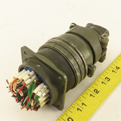 Amphenol 36-73SF 36-73PF 73 Pin Circular Connector Solder Cup Male/Female
