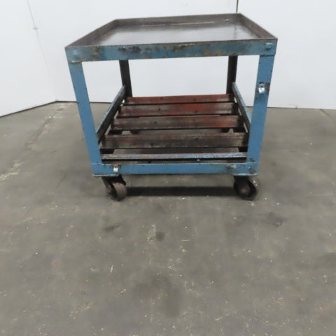 Heavy Duty Steel Frame Industrial Portable Cart Stand W/Casters 39"x35"x 34"