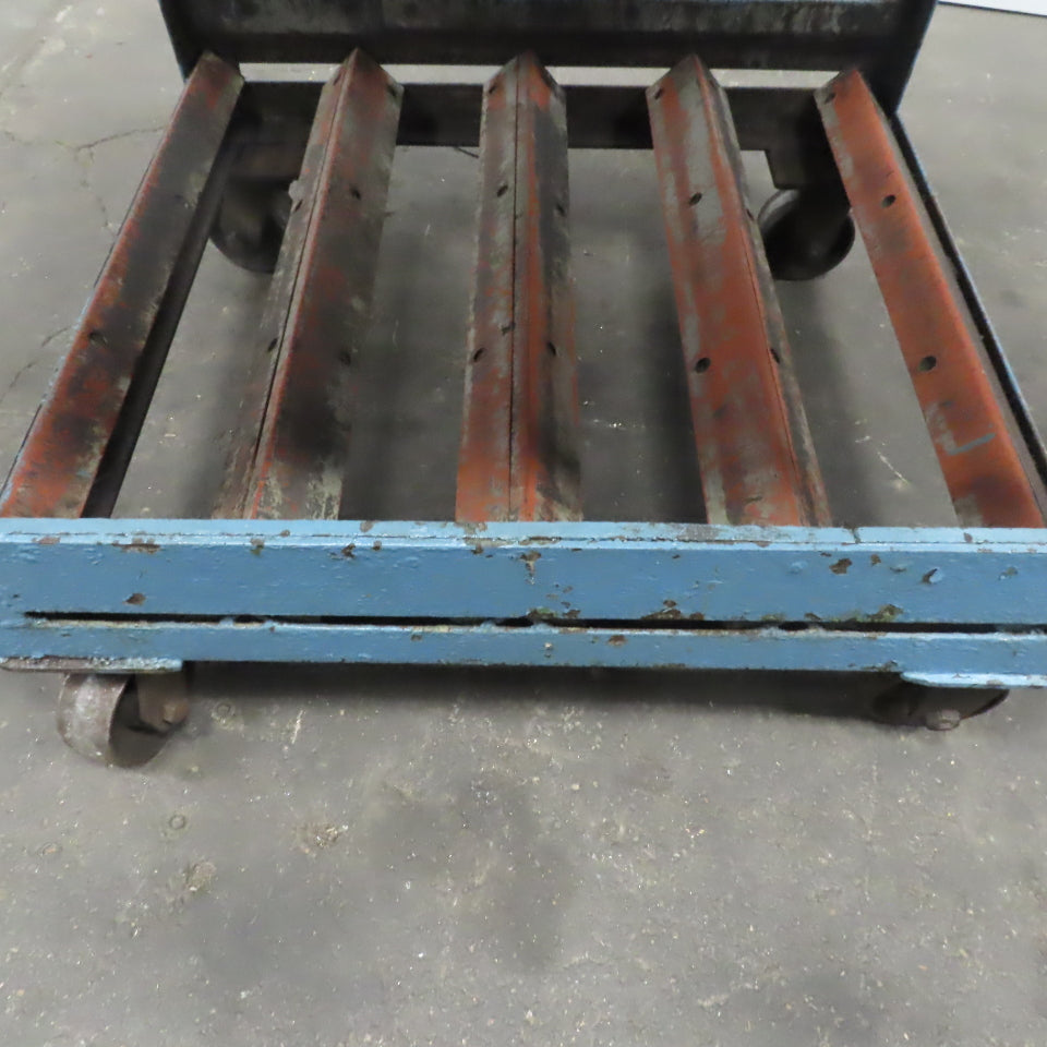 Heavy Duty Steel Frame Industrial Portable Cart Stand W/Casters 39"x35"x 34"