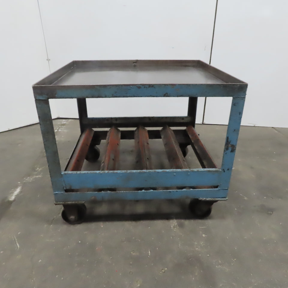 Heavy Duty Steel Frame Industrial Portable Cart Stand W/Casters 39"x35"x 34"