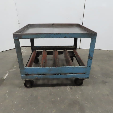 Heavy Duty Steel Frame Industrial Portable Cart Stand W/Casters 39"x35"x 34"