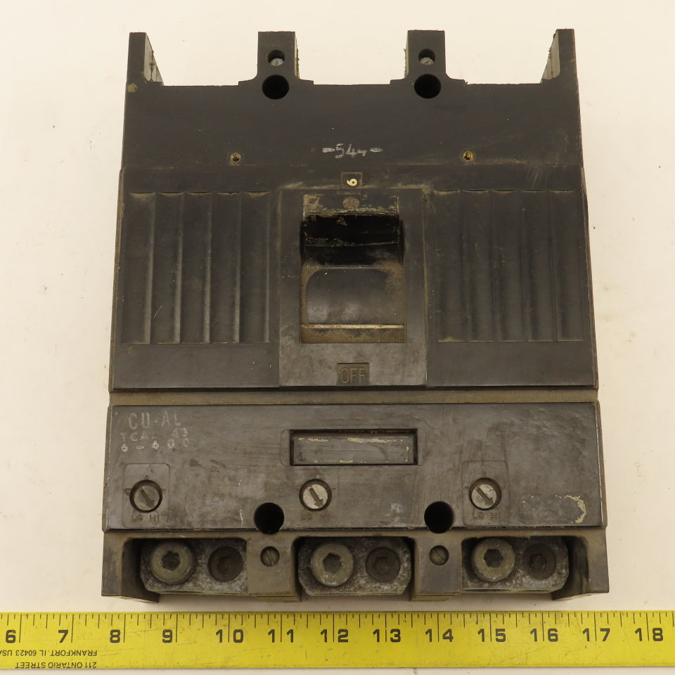 General Electric TJK436F000 400A Molded Case Thermal Magnetic Circuit Breaker