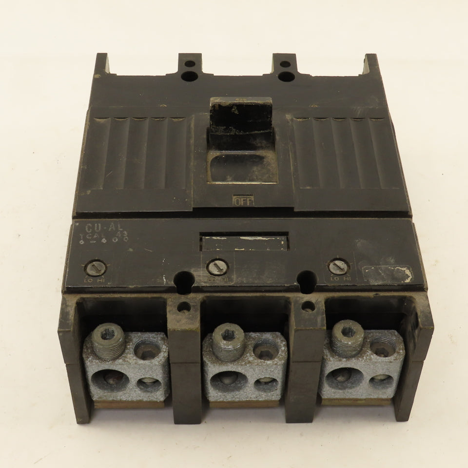 General Electric TJK436F000 400A Molded Case Thermal Magnetic Circuit Breaker