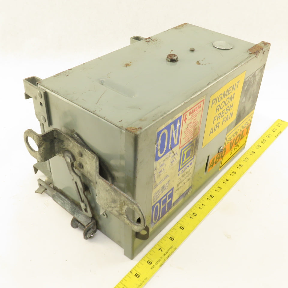 Square D PFA34020G I-Line 20A 480V 3 Pole Bus Tap Disconnect Switch
