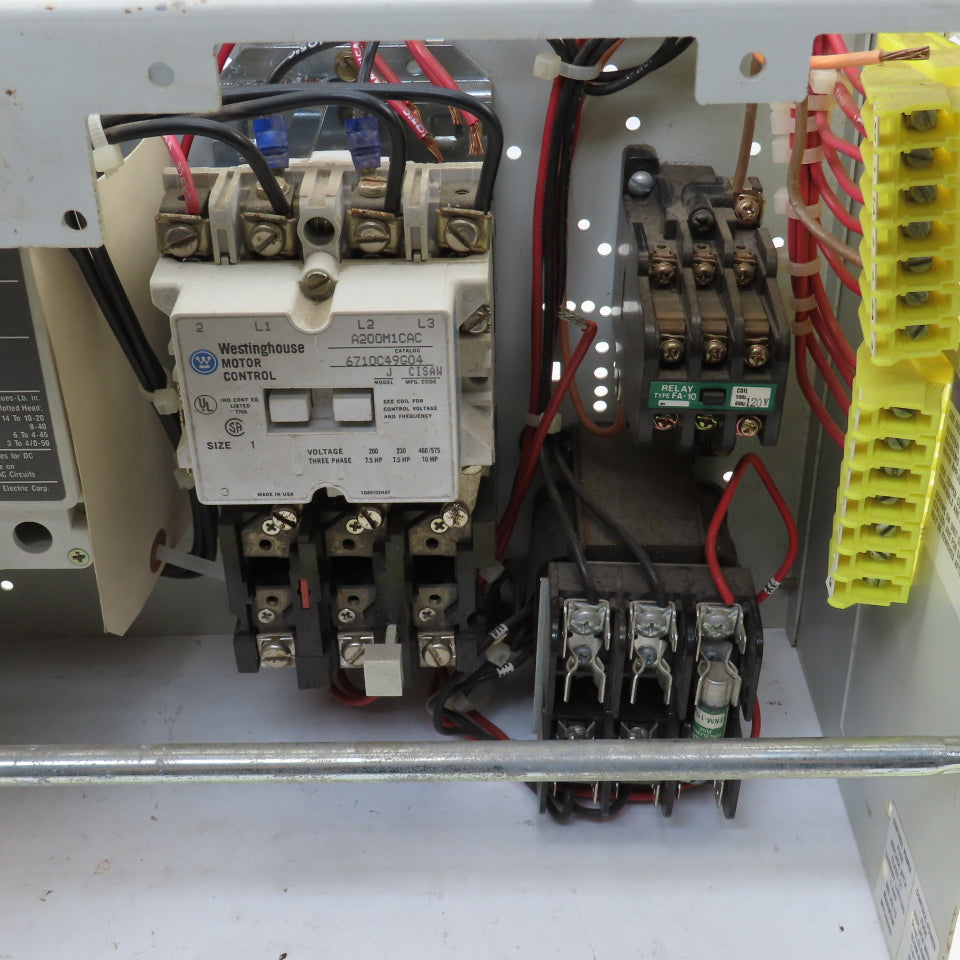 Cutler Hammer 7A 3Hp 480V Starter Motor Control Center MCC No Coil