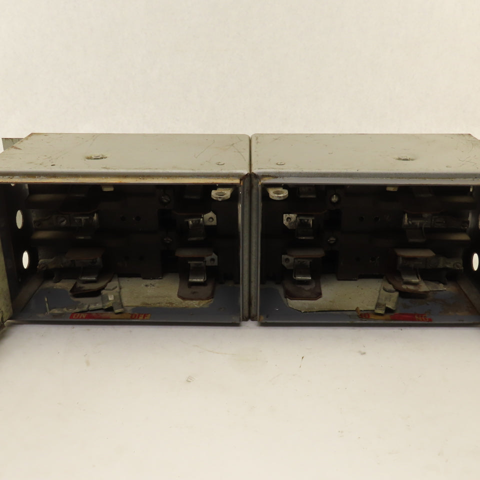 Square D QMB3603T 30A 600V Dual 3 Pole Fuse Holder Panelboard Switch MCC
