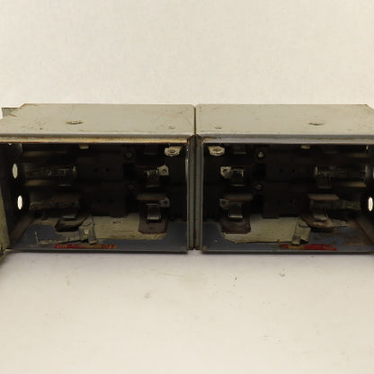 Square D QMB3603T 30A 600V Dual 3 Pole Fuse Holder Panelboard Switch MCC