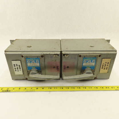 Square D QMB3603T 30A 600V Dual 3 Pole Fuse Holder Panelboard Switch MCC