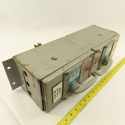 Square D QMB3603T 30A 600V Dual 3 Pole Fuse Holder Panelboard Switch MCC