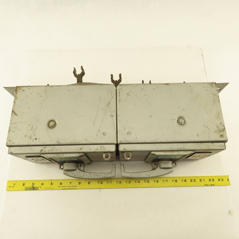 Square D QMB3603T 30A 600V Dual 3 Pole Fuse Holder Panelboard Switch MCC