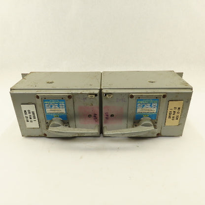 Square D QMB3603T 30A 600V Dual 3 Pole Fuse Holder Panelboard Switch MCC