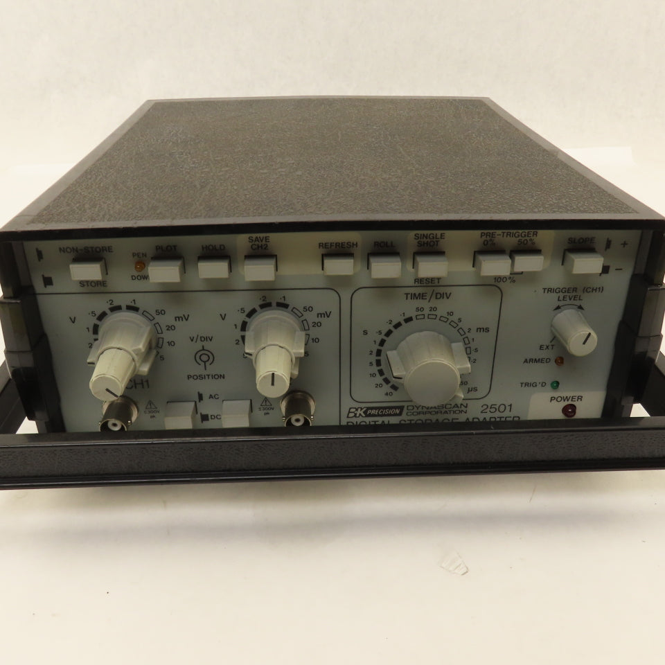 B+K Precision Dynascan Model 2501 Digital Storage Adapter Oscilloscope Control