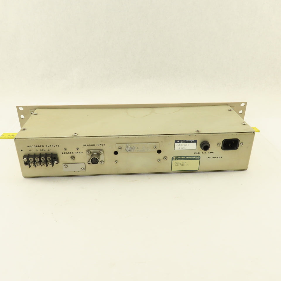 Telonic Berkeley Model 107 Smokemeter Diesel Exhaust Control Panel Parts/Repair