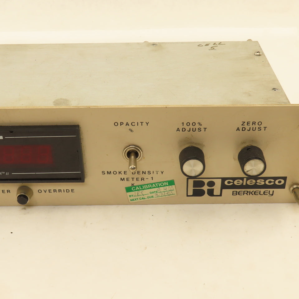 Telonic Berkeley Model 107 Smokemeter Diesel Exhaust Control Panel