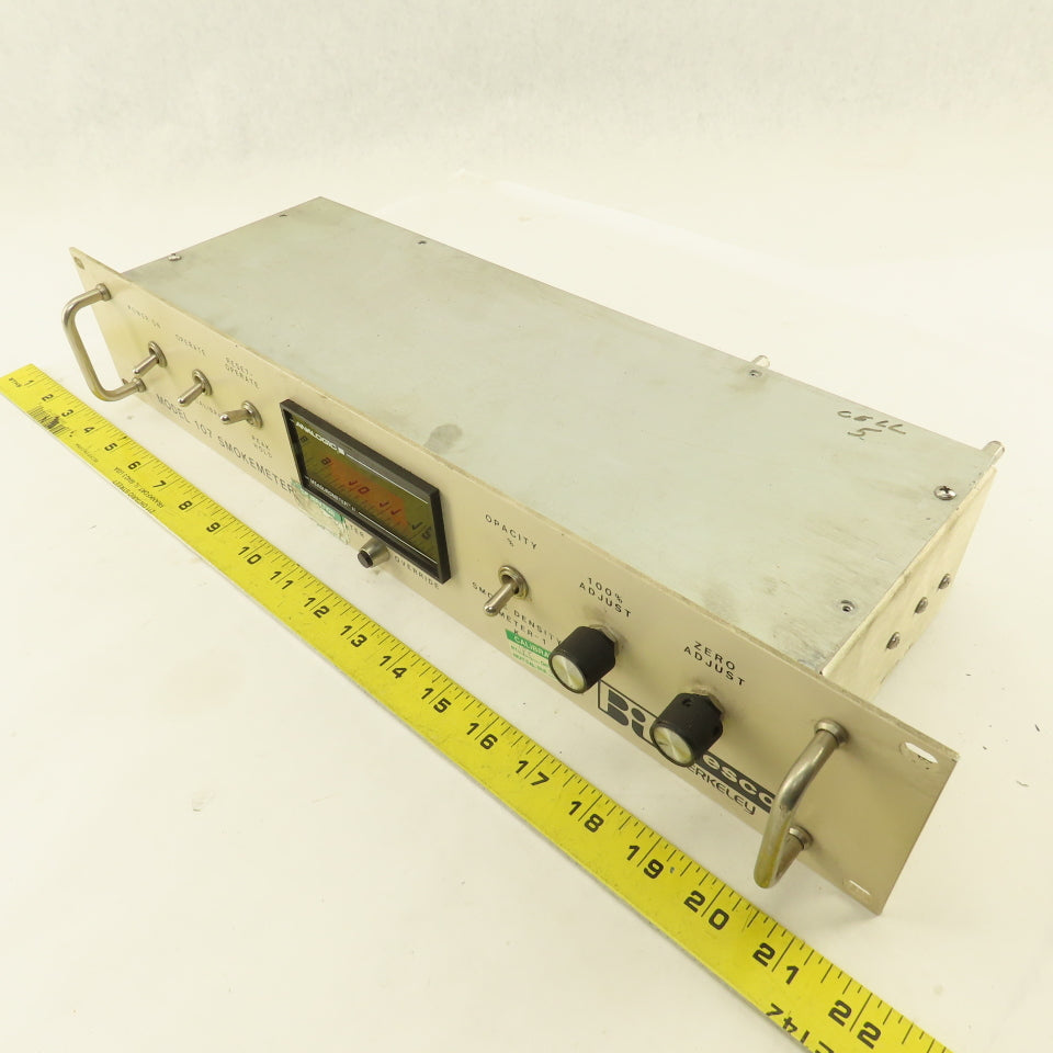 Telonic Berkeley Model 107 Smokemeter Diesel Exhaust Control Panel