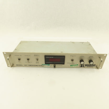 Telonic Berkeley Model 107 Smokemeter Diesel Exhaust Control Panel