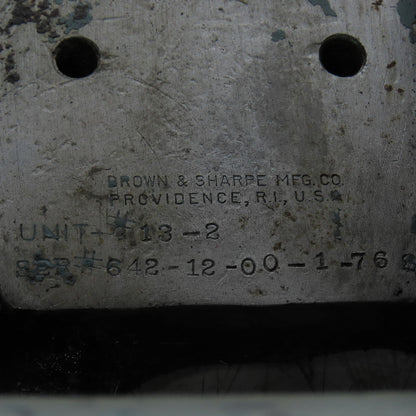 Brown & Sharpe Unit # 13-2 208/220-440V 1/3Hp Tool Sharpener Deburring Fixture
