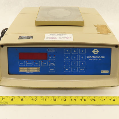 Electroscale Model 401 Bench Scale 10 x .001Lbs/Kg Parts/Repairs