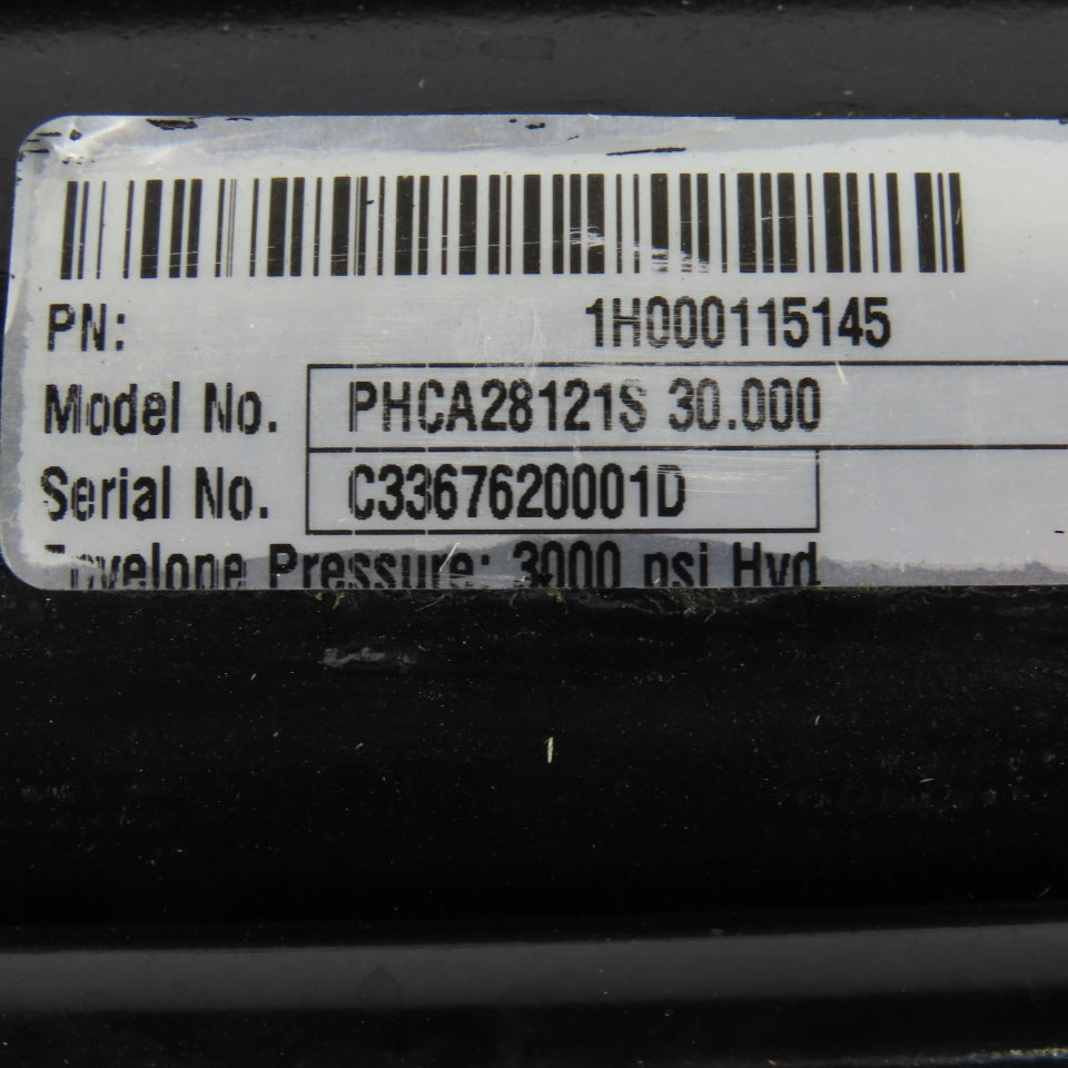 Schrader Bellows PHCA28121S 3" Bore 30" Stroke 1-3/8" Rod Hydraulic Cylinder