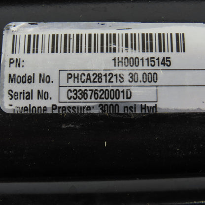 Schrader Bellows PHCA28121S 3" Bore 30" Stroke 1-3/8" Rod Hydraulic Cylinder