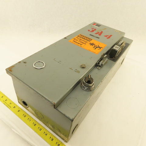Cutler Hammer A30BG0 Size 0 Combination Motor Starter Disconnect 600V 120V Coil