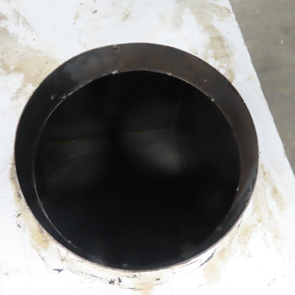 Dust Fume Collector Trap Baffle Box  24"x30"x24" 10" Diameter In & Out