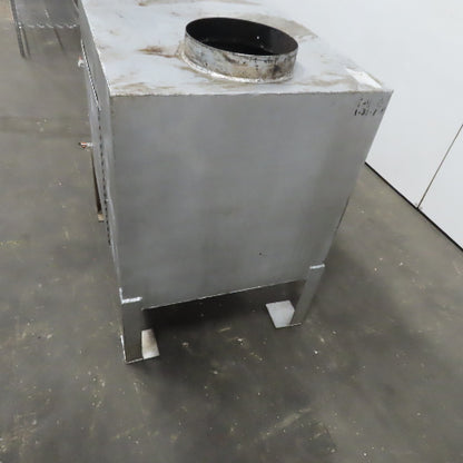 Dust Fume Collector Trap Baffle Box  24"x30"x24" 10" Diameter In & Out