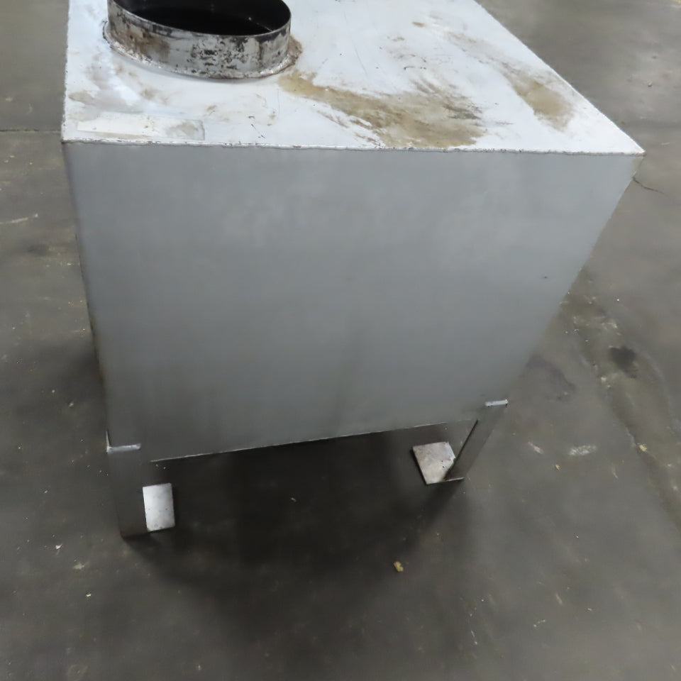 Dust Fume Collector Trap Baffle Box  24"x30"x24" 10" Diameter In & Out