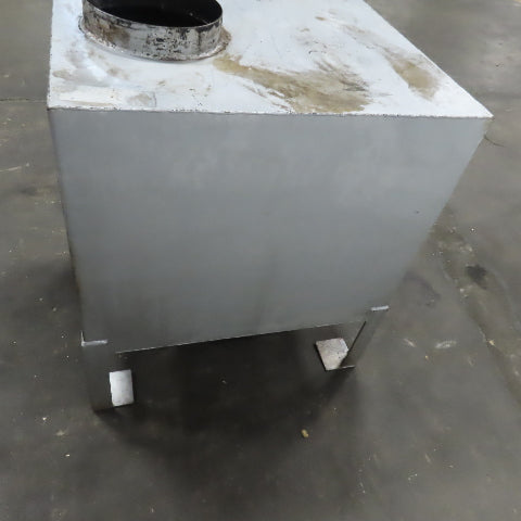 Dust Fume Collector Trap Baffle Box  24"x30"x24" 10" Diameter In & Out