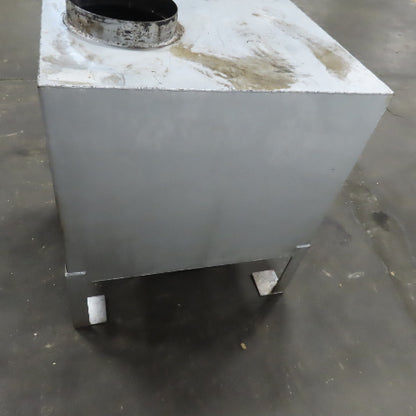 Dust Fume Collector Trap Baffle Box  24"x30"x24" 10" Diameter In & Out