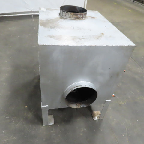 Dust Fume Collector Trap Baffle Box  24"x30"x24" 10" Diameter In & Out