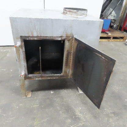 Dust Fume Collector Trap Baffle Box  24"x30"x24" 10" Diameter In & Out