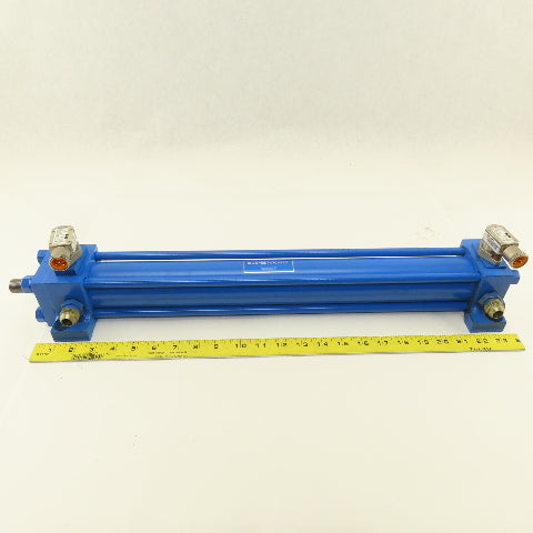 Eaton NZ 2" Bore 18" Stroke Hydraulic Cylinder W/ BES516-200-S Proximity Sensors