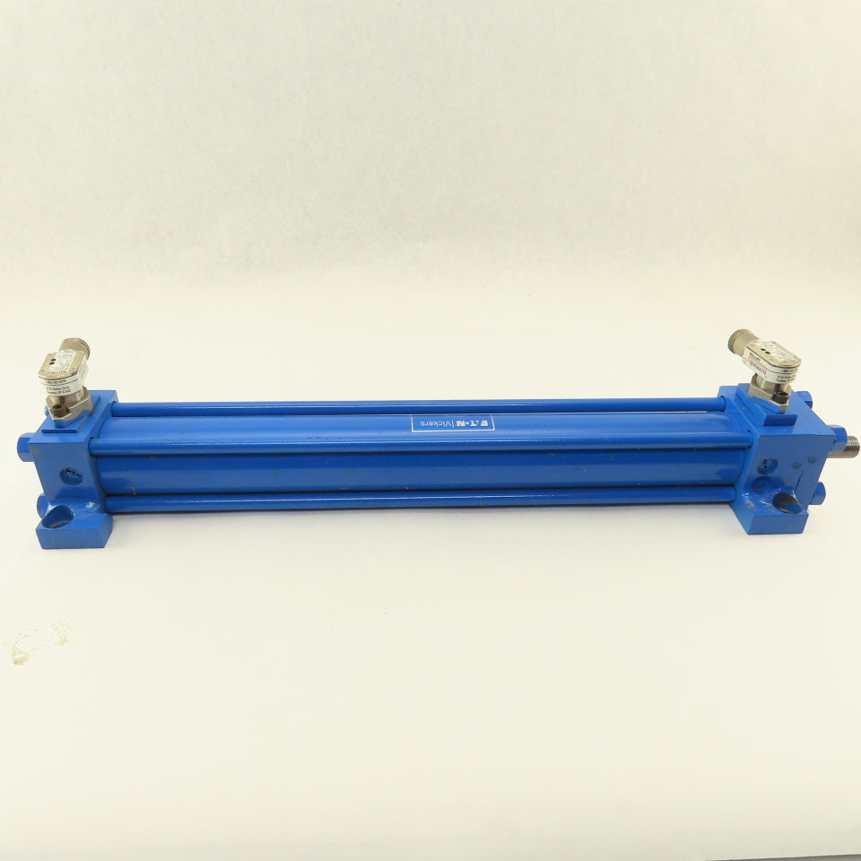 Eaton NZ 2" Bore 18" Stroke Hydraulic Cylinder W/ BES516-200-S Proximity Sensors